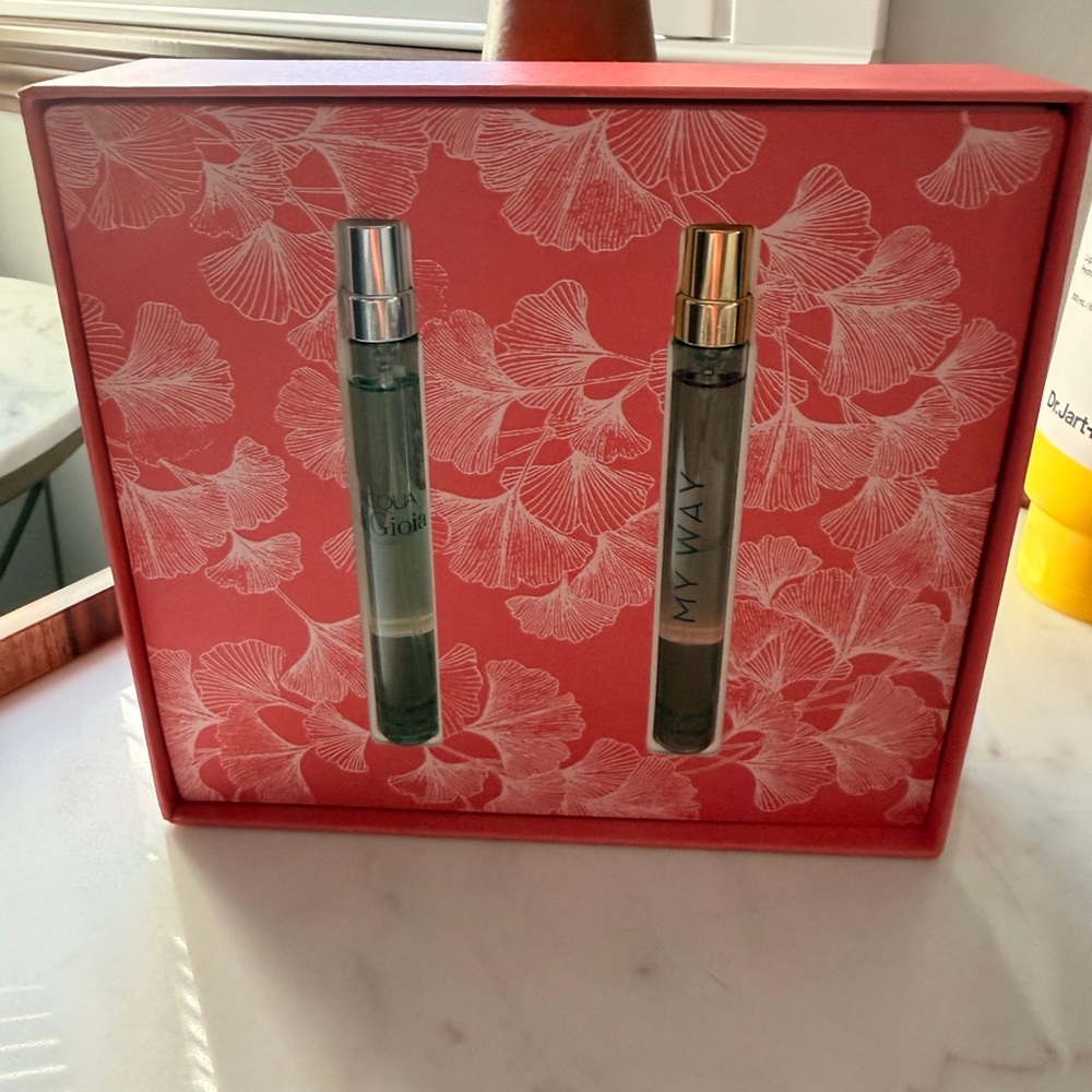 Giorgio Armani Pink Floral Gift Set with My Way & Acqua di Gioia